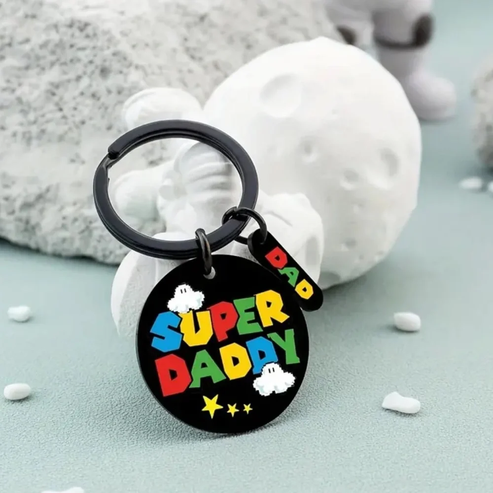 NEW| Super Daddy Multicolored Mario Keychain